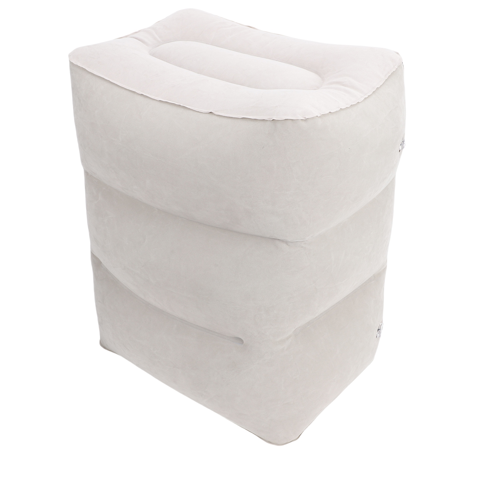 Travel Pillow Inflatable - หมอนรองขาแบบเป่าลมสำหรับเด็กเล็ก ปรับระดับได้ 3 ชั้น หมอนรองขาสำหรับเดินทางบนเครื่องบิน อุปกรณ์จำเป็นสำหรับการเดินทาง