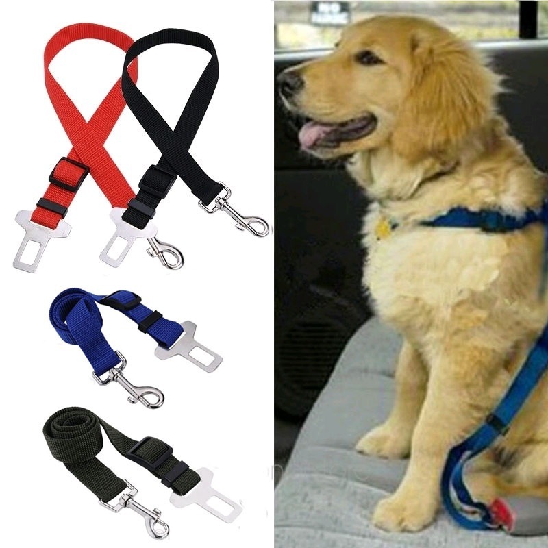Travel Accessories Dropshipping - สายจูงสุนัขสัตว์เลี้ยงเข็มขัดนิรภัยรถแบบปรับได้สายจูงตะกั่วคลิปหนีบสำหรับเดินทางอุปกรณ์สำหรับสัตว์เลี้ยงส่งเครื่องประดับสุนัข