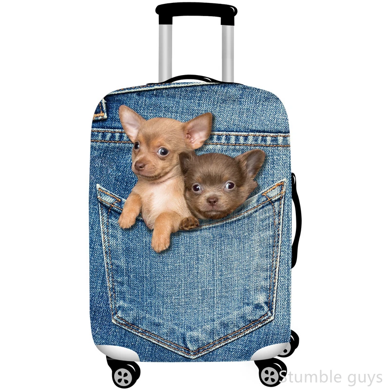 Travel Accessories Needed - ปลอกหุ้มกระเป๋าเดินทางแบบยืดหยุ่น ทนทาน ป้องกันฝุ่น ป้องกันการสึกหรอ ปลอกหุ้มกระเป๋าเดินทางแบบใช้งานได้จริงสำหรับการเดินทาง เหมาะสำหรับกระเป๋าเดินทางขนาด