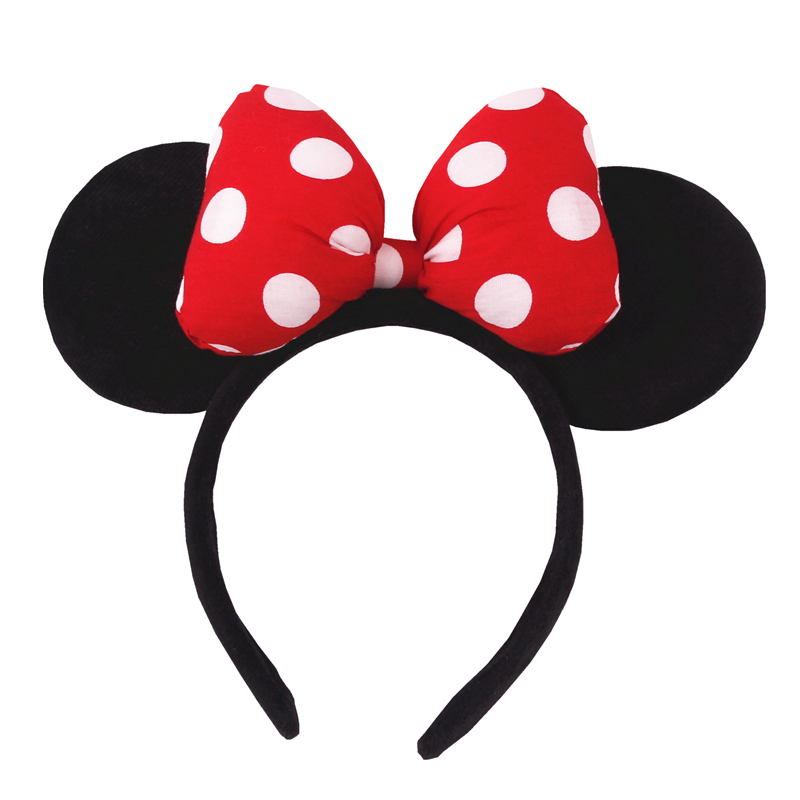 Travel Accessories For 6 Year Old - 2023ดิสนีย์ที่คาดผมหูหนูสำหรับเด็กผู้หญิงผู้ใหญ่5 ''ลายจุดยางรัดผมมีโบว์เทศกาลท่องเที่ยวงานปาร์ตี้เครื่องประดับผม DIY