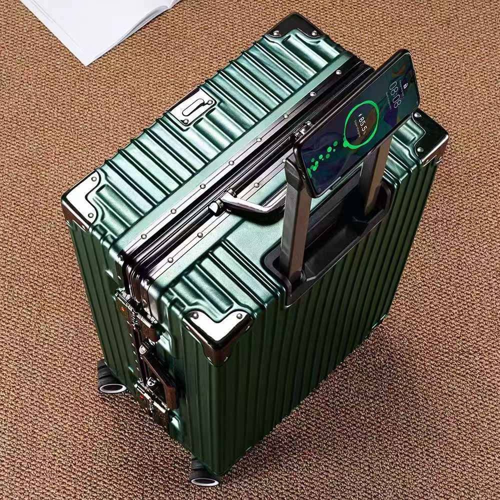 Luggage Wheel Replacement - 【ดรอปดีล】กระเป๋าเดินทางโครงอะลูมิเนียมพร้อมหมุดยึด 108 ตัว ขนาด 20-28 นิ้ว