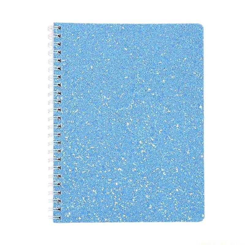 Travel Notebook Journal - สมุดบันทึกเครื่องเขียน 5 เล่ม Spirals Notebook สมุดจดปริซึมสีสันสดใสสำหรับโรงเรียน