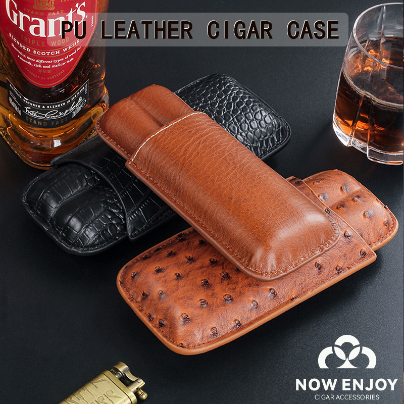 Travel Accessories Case - สุดยอดโปรโมชั่น 2026! กล่องซิการ์สุดหรู พร้อมที่เก็บความชื้น บรรจุซิการ์ได้ 2