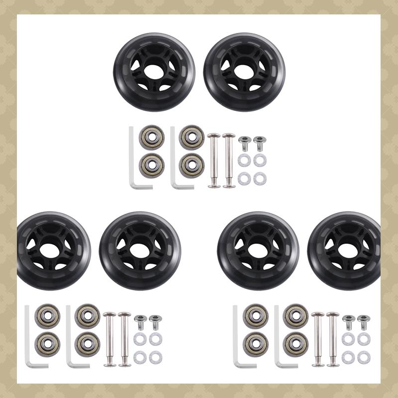 Luggage Wheel Replacement - ล้อกระเป๋าเดินทาง ABST ขนาด 80x24 มม. ล้อเปลี่ยนสำหรับกระเป๋าเดินทาง