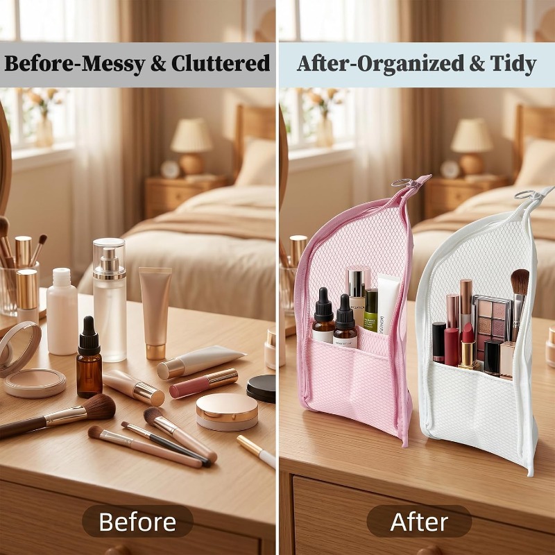 กระเป๋าใส่ของใช้ส่วนตัวแบบตาข่ - Travel Packing Accessories บทวิจารณ์และราคา
