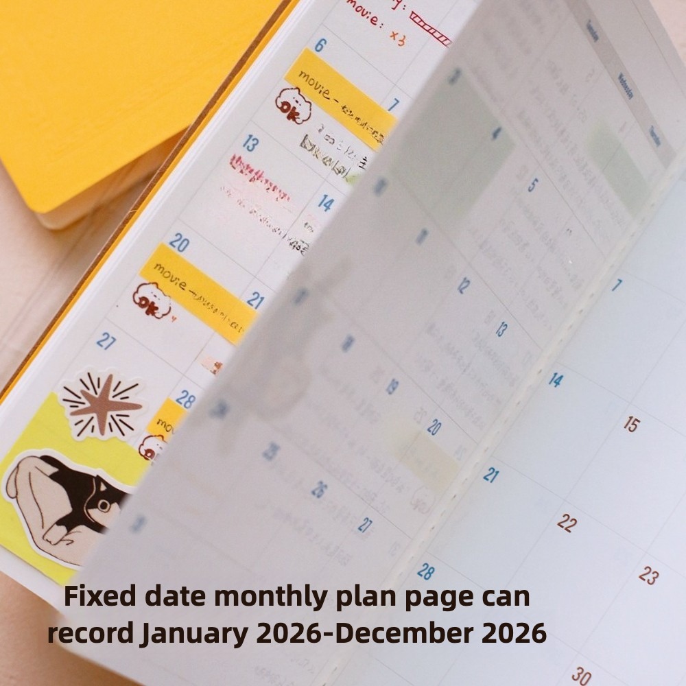 สมุดแพลนเนอร์รายปี ปี 2026 พร้ - Travel Notebook Journal บทวิจารณ์และราคา