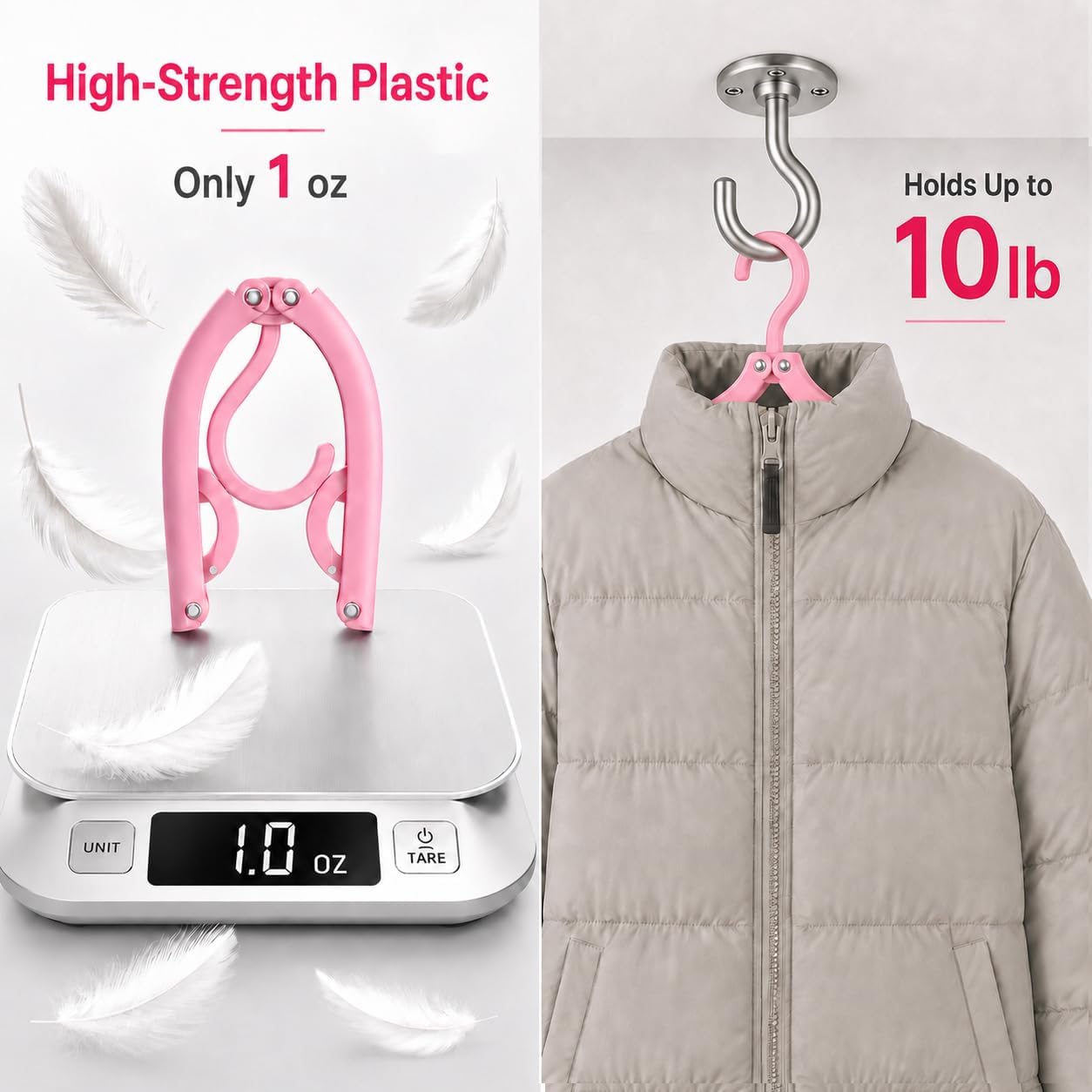 ไม้แขวนเสื้อพกพา 10/30 ชิ้น อุ - Travel Accessories Essentials บทวิจารณ์และราคา
