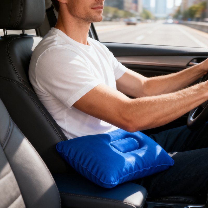 หมอนเป่าลมสำหรับเดินทาง 2 ชิ้น - Travel Pillow Inflatable บทวิจารณ์และราคา