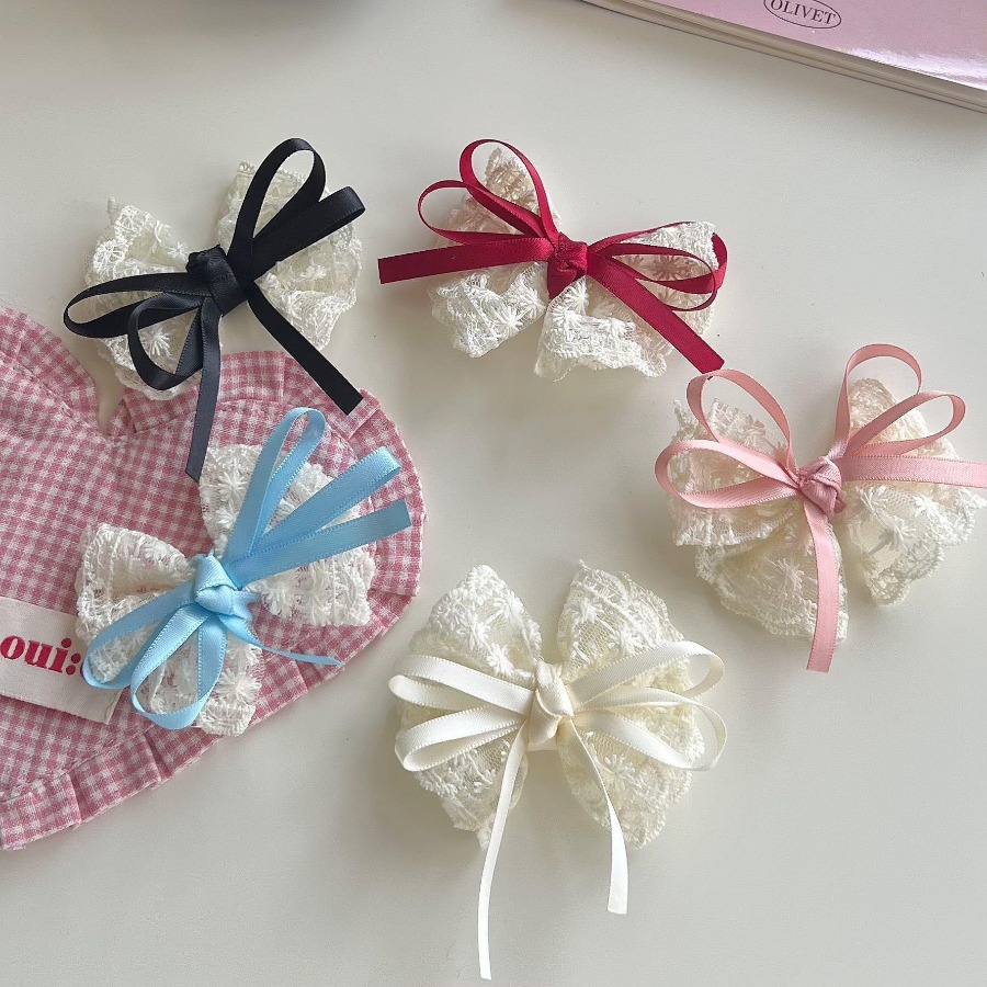 กิ๊บติดผมลูกไม้โบว์น่ารัก 2 ชิ - Travel Accessories For 6 Year Old บทวิจารณ์และราคา