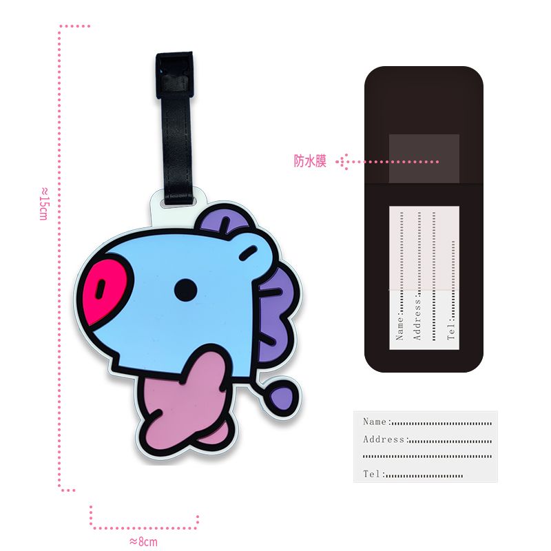 พวงกุญแจการ์ตูน BT21 น่ารัก สไ - Travel Accessories Gift Set บทวิจารณ์และราคา