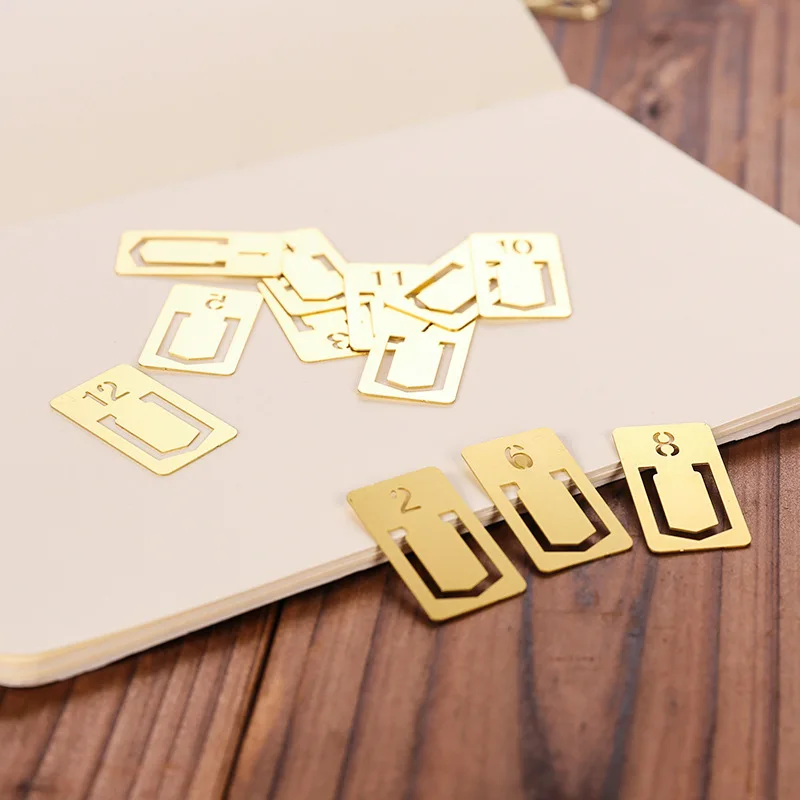 12 ชิ้น บุ๊คมาร์คทองแดง บุ๊คมา - Travel Notebook Journal บทวิจารณ์และราคา