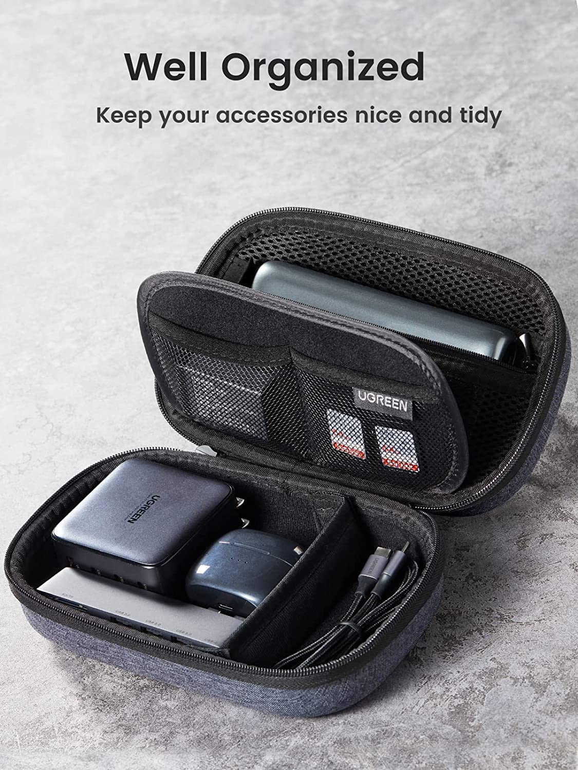กระเป๋าจัดระเบียบอุปกรณ์อิเล็ก - Travel Accessories Case บทวิจารณ์และราคา