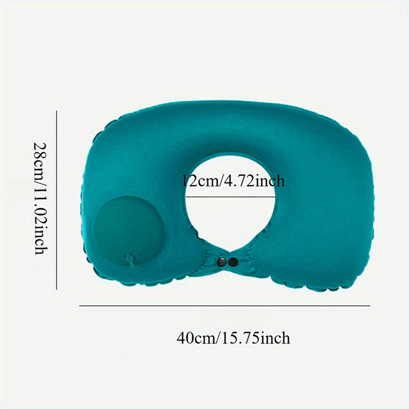 หมอนรองคอพกพาแบบเป่าลม รูปทรงต - Travel Pillow Inflatable บทวิจารณ์และราคา