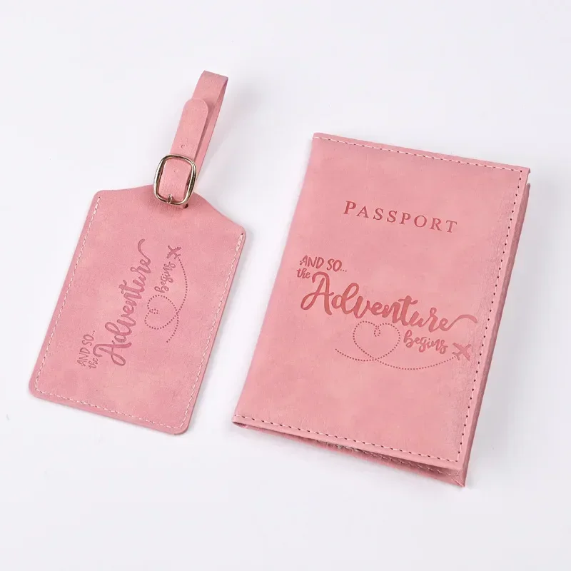 ใหม่สีม่วง PU หนังผู้ถือหนังสื - Travel Accessories Gift Set บทวิจารณ์และราคา