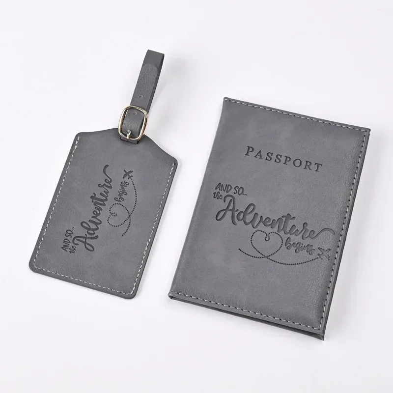 ใหม่สีม่วง PU หนังผู้ถือหนังสื - Travel Accessories Gift Set บทวิจารณ์และราคา