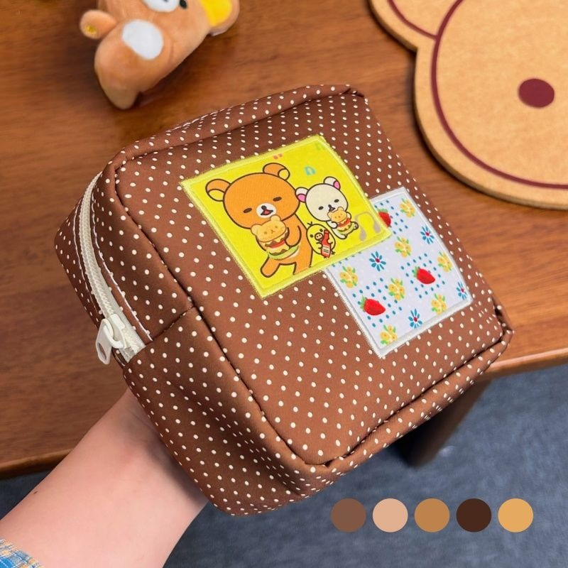 กระเป๋าเครื่องสำอางลายจุดสีน้ำ - Travel Accessories Needed บทวิจารณ์และราคา