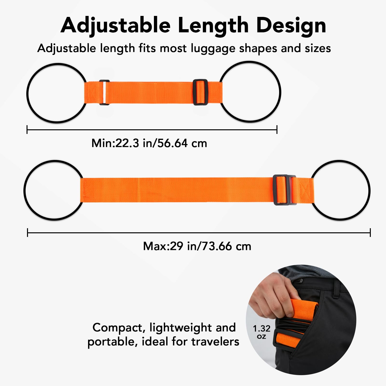 สายรัดเชื่อมต่อกระเป๋าเดินทาง, - Travel Accessories Essentials บทวิจารณ์และราคา