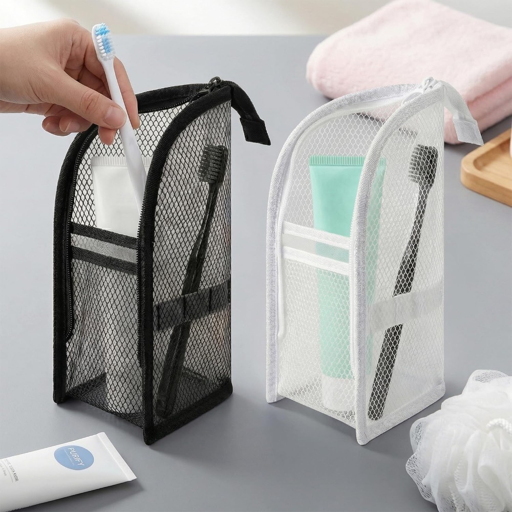 กระเป๋าใส่เครื่องสำอางแบบตาข่า - Travel Packing Accessories บทวิจารณ์และราคา