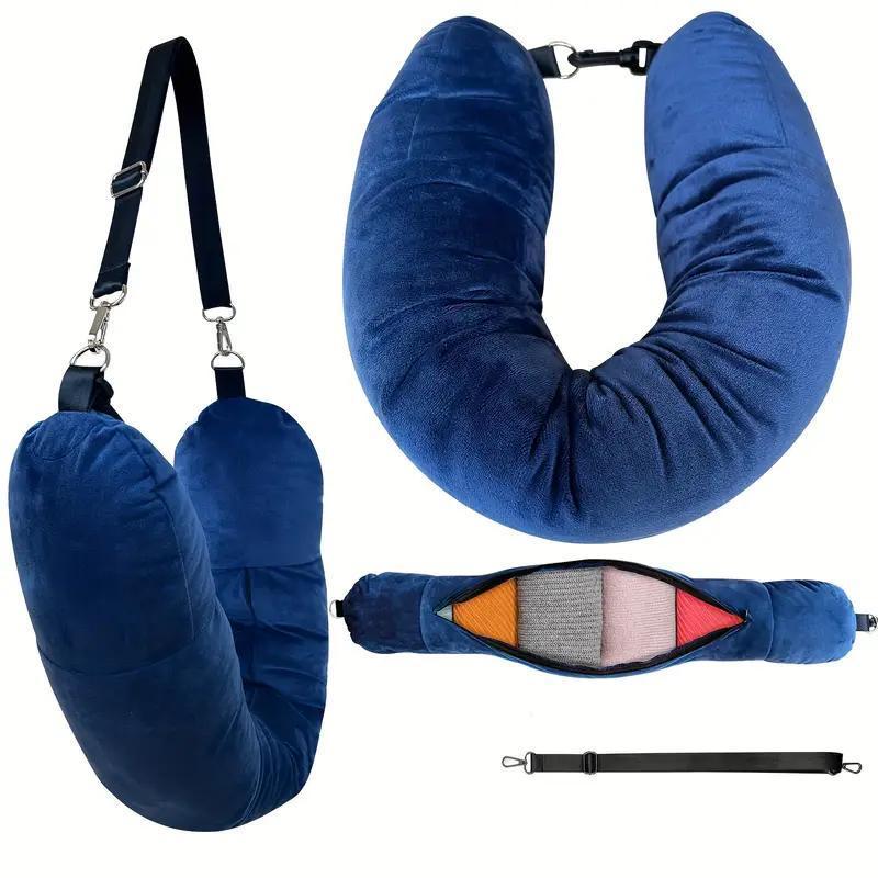 หมอนรองคอสำหรับเดินทาง พร้อมถุ - Travel Pillow Inflatable บทวิจารณ์และราคา