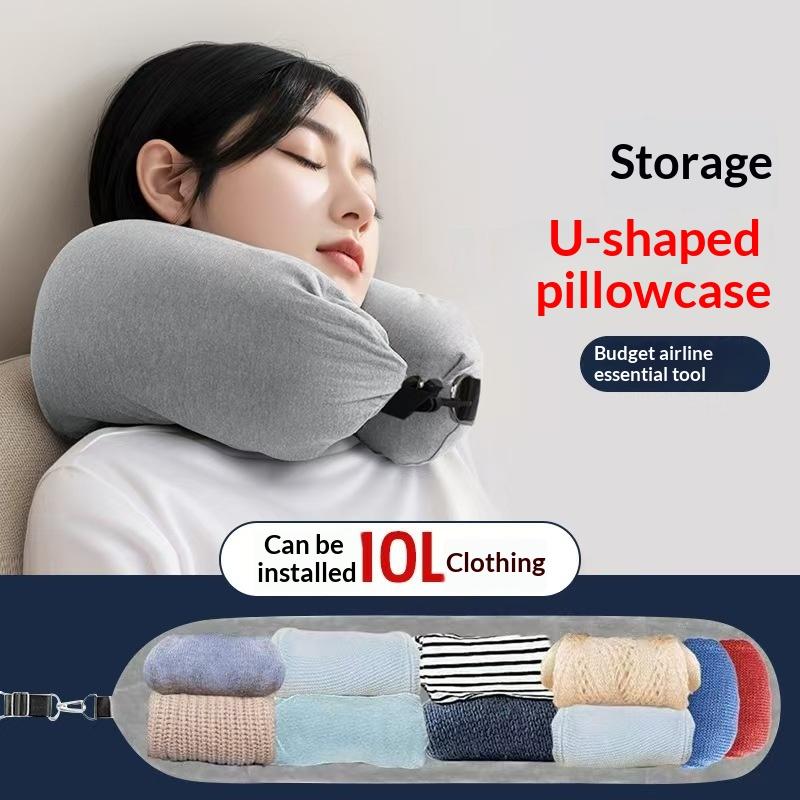 หมอนรองคอสำหรับเดินทาง พร้อมถุ - Travel Pillow Inflatable บทวิจารณ์และราคา