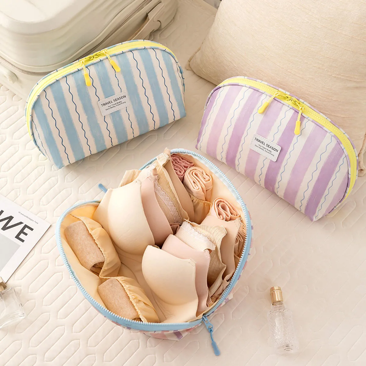 กระเป๋าเก็บชุดชั้นในแบบพกพาอเน - Travel Packing Accessories บทวิจารณ์และราคา